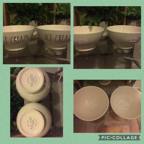 BNWT! Rae Dunn “Ice Cream” Bowl Set - Picture 2 of 7